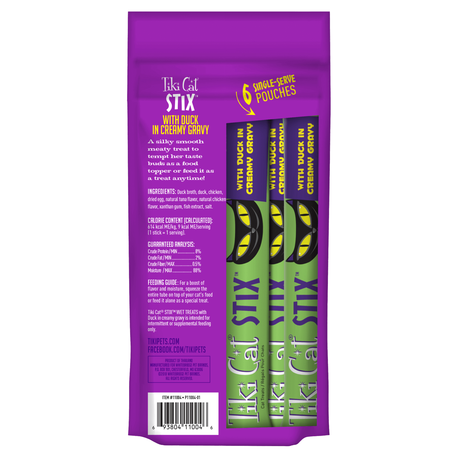 Tiki Cat - STIX - Duck Wet Treats For Cats